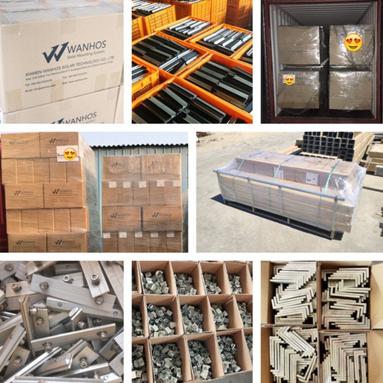 Packing of Ground Mount Solar Panel Installation Packing of Ground Mount Solar Panel Installation