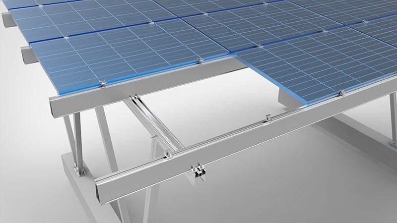 details of solar carport mounting