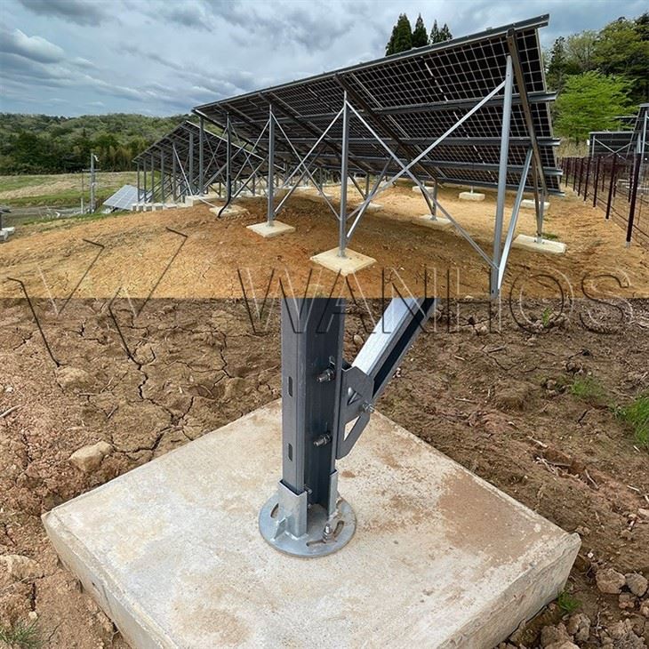 Solar Panel Ground Stand Racking System_02
