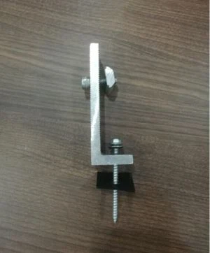 Kiremit çatı, güneş paneli montaj kiti, L ayak çatı kanca için güneş raf sistemleri