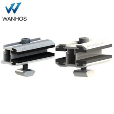 Çerçevesiz Güneş Paneli Inter Kelepçe Güneş Montajı