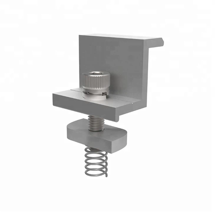 High Quality Solar End Clamps / Mid Clamp For Solar Panel Mounting