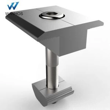 Alüminyum Panel Kelepçeleri, Solar Raf Çerçeveli İç Kıskaçları