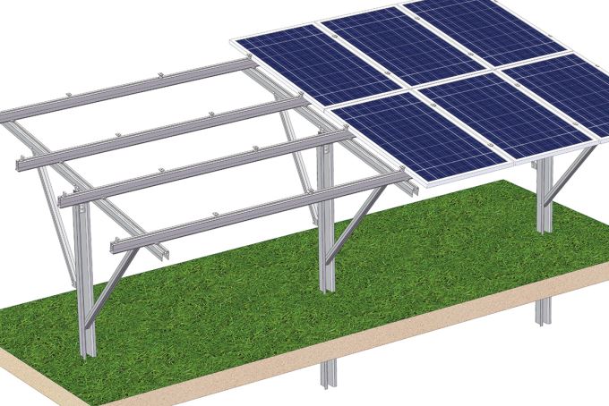Solar Mounting W Structure Bracket
