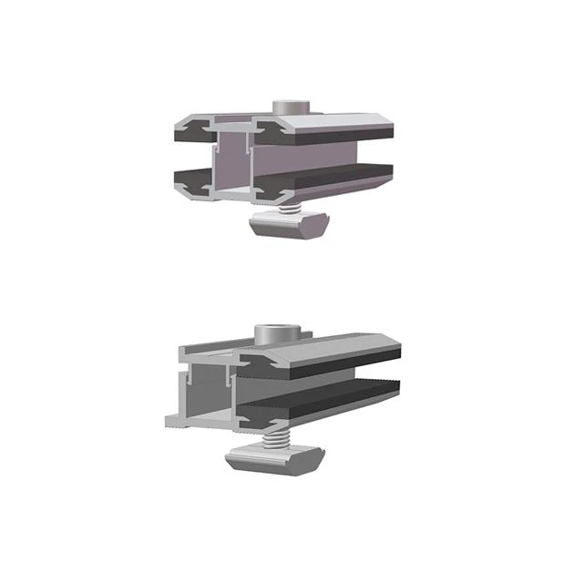 Frameless Solar Panel Thin Film Clamps