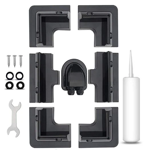 7pcs black Rv Solar Panel Mounting Kits