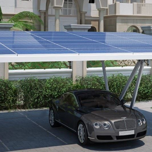 Güneş Paneli Carport Kiti